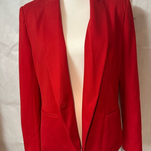 Tahari Bold Scarlet Blazer - Picture 9 of 12